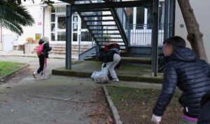 1C delle Mazzini, mattina di pulizia con Mr Green