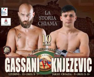 A Livorno Gassani vs Knjezevic, la battaglia per il Wbc Mediterraneo