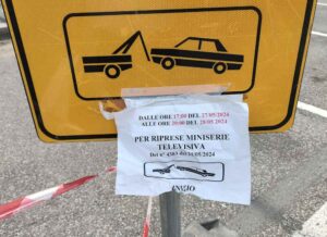 Divieti di sosta in zona D per riprese televisive e nessuna alternativa di parcheggio. E' possibile ricorrere al Tar entro 60 giorni