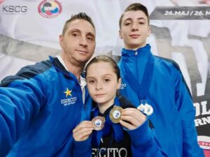 Karate: Montenegro, Boni e Citi conquistano l'oro