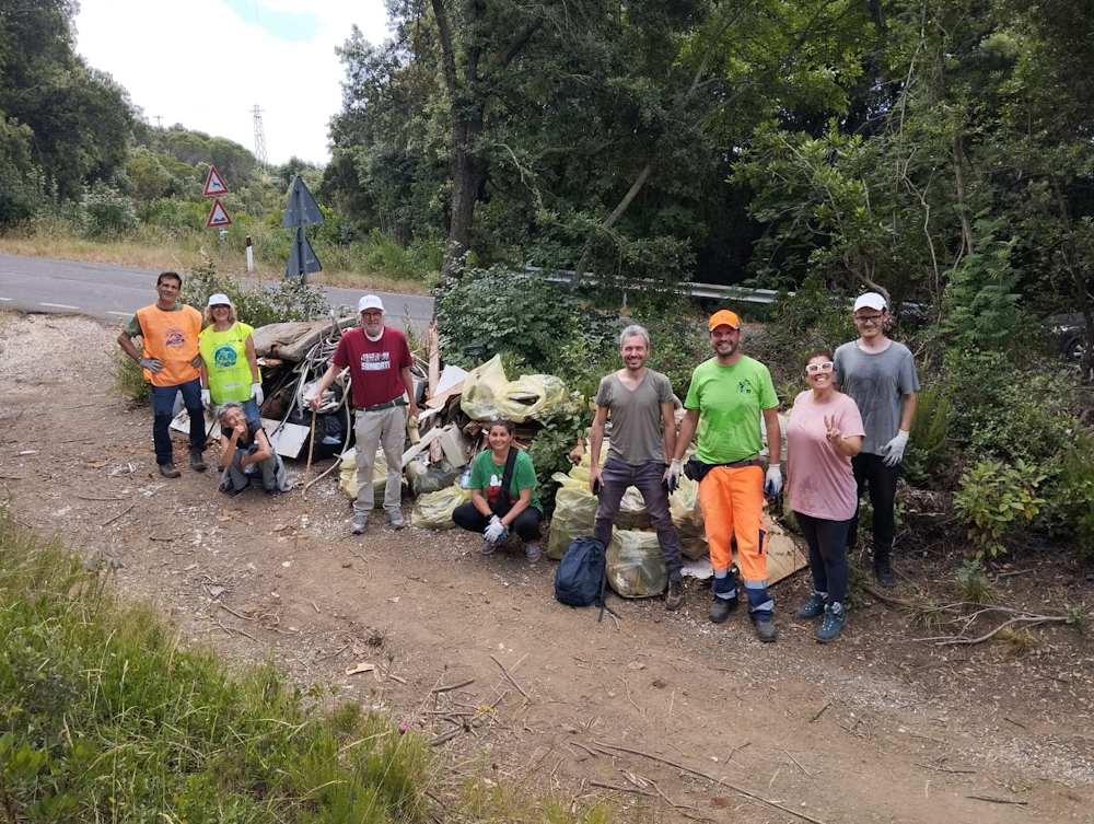 I Fantastici 10 labronici capitanati da Mister Green compiono un'opera titanica nei boschi delle colline livornesi