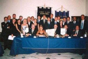 Il Lions Club Livorno Porto Mediceo compie 25 anni Foto fondatori