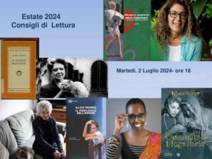 Domani consigli di lettura con l'associazione Evelina De Magistris