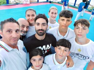 Folgorini ad Amalfi in allenamento col campione del mondo Angelo Crescenzo