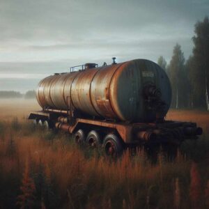 Deposito non autorizzato di rifiuti liquidi pericolosi in un semirimorchio, denunciato imprenditore