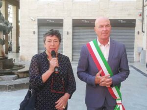 Riqualificazione via Grande, la soddisfazione di Talarico titolare di storica azienda labronica (Video)