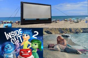 Cinema gratis sulla spiaggia, questa sera Inside Out 2 per bambini e famiglie, non perderti anche La Sirenetta 2023