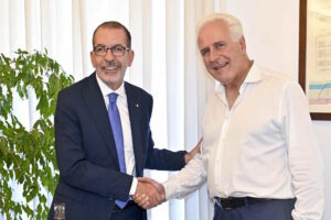 Il Prefetto Dionisi incontra il Presidente della Regione Toscana Eugenio Giani in Prefettura