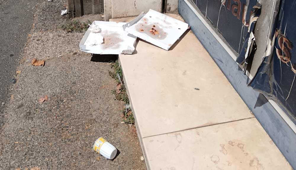 Decoro Urbano, vengo, mangio e lascio in strada, ma in un cestino no?