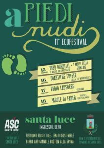 A Piedi nudi Ecofestival, al via la 4 giorni a Santa Luce