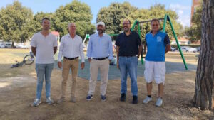 Parco pubblico “Berlinguer” in via Torino nel quartiere Coteto, inaugurata area giochi