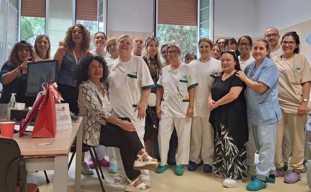 Ospedale di Livorno, in pensione dopo 40 anni di servizio l’infermiera Maria Angela Maltinti