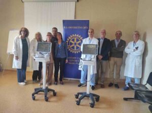 Rianimazione, Rotary Club Livorno Mascagni dona due monitor da 6mila euro