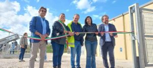 Rischio idraulico: l'assessore Monni inaugura il nuovo impianto idrovoro a Stagno