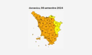 Maltempo, Allerta meteo Arancione in quasi tutta la Toscana