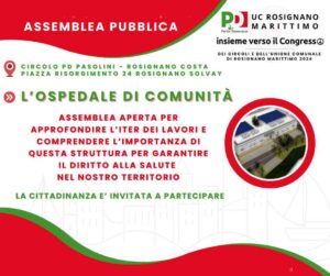 Pd Rosignano verso il congresso straordinario, al via la prima assemblea pubblica