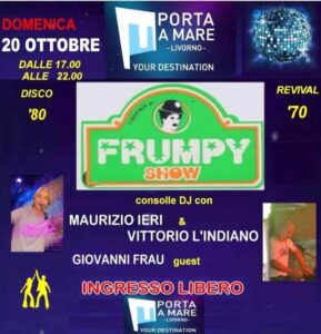 Dance anni 80 c'è il Frumpy Show a Porta a Mare 