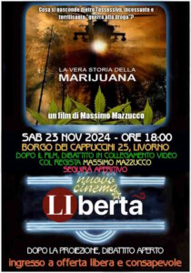 La vera storia della Marijuana, Libertà Livorno proietta il docufilm di Massimo Marzucco