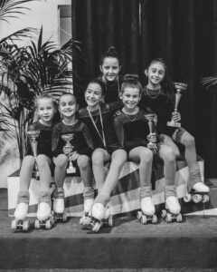 Le pattinatrici de La Rosa al primo incontro nazionale Uisp