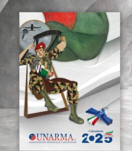 Unarma presenta il calendario 2025, un omaggio al 1° Reggimento carabinieri paracadutisti Tuscania