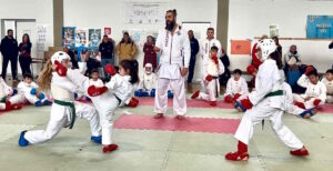 Karate, allenamento natalizio per i folgorini del Progetto Talento 