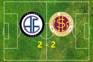 Livorno, pari sofferto a Foligno Dionisi evita la sconfitta