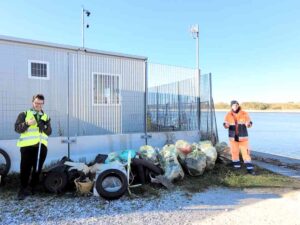 MisterGreen e Gianluca insieme per l’ambiente: ripulita la foce dello Scolmatore