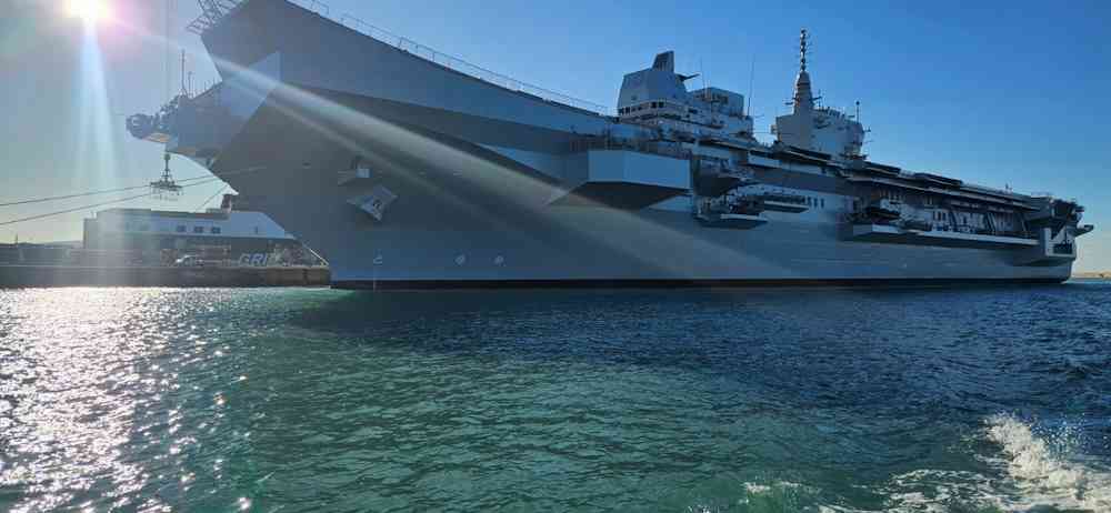 La Portaerei Trieste in porto a Livorno, sabato la consegna alla presenza di Mattarella