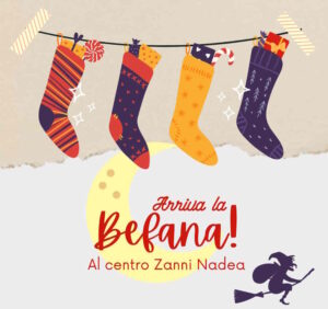 Arriva la Befana al centro anziani Zanni Nadea di Corea