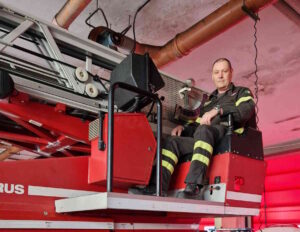 In pensione Rolando Rossi coordinatore autista dei vigili del fuoco