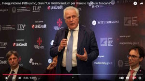 Moda Inaugurazione Pitti uomo, Giani “Un memorandum per rilancio moda in Toscana” 