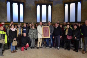 Terme del Corallo, Reset consegna al Comune vetrofania ritrovata nei sotterranei