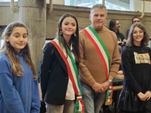 Caterina Spagnoli è la sindaca dei ragazzi di Rosignano 