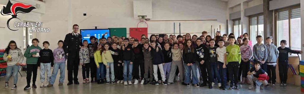 Cultura della legalità, i carabinieri incontrano gli alunni della primaria Benedettini a Stagno