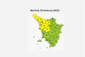 Allerta meteo gialla, dalle 18 di oggi