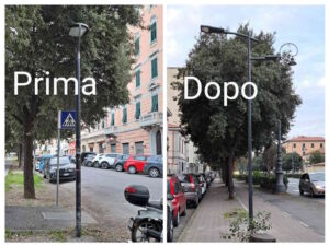 Controviali Carducci, terminati i lavori di riqualificazione dell'impianto di illuminazione