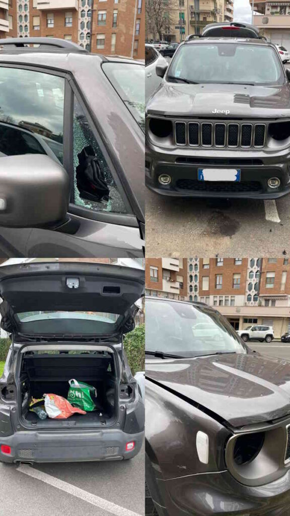 Fari e navigatori rubati auto in sosta saccheggiate, danni per migliaia di euro. L'appello dei proprietari e le foto dei mezzi depredati