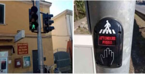 Stagno: finalmente attivi i semafori pedonali su via Aurelia