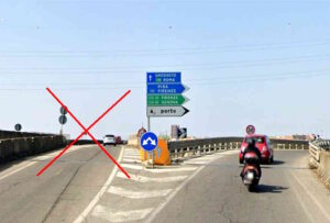 Variante chiusura svincolo Livorno sud in direzione Grosseto per lavori Anas