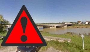 ALLARME: ALLONTANARSI DALLE AREE LIMITROFE AL CANALE DELLO SCOLMATORE