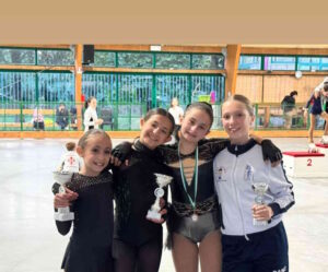 Regionali Fir e Uisp, pioggia di medaglie per le pattinatrici della Polisportiva La Rosa