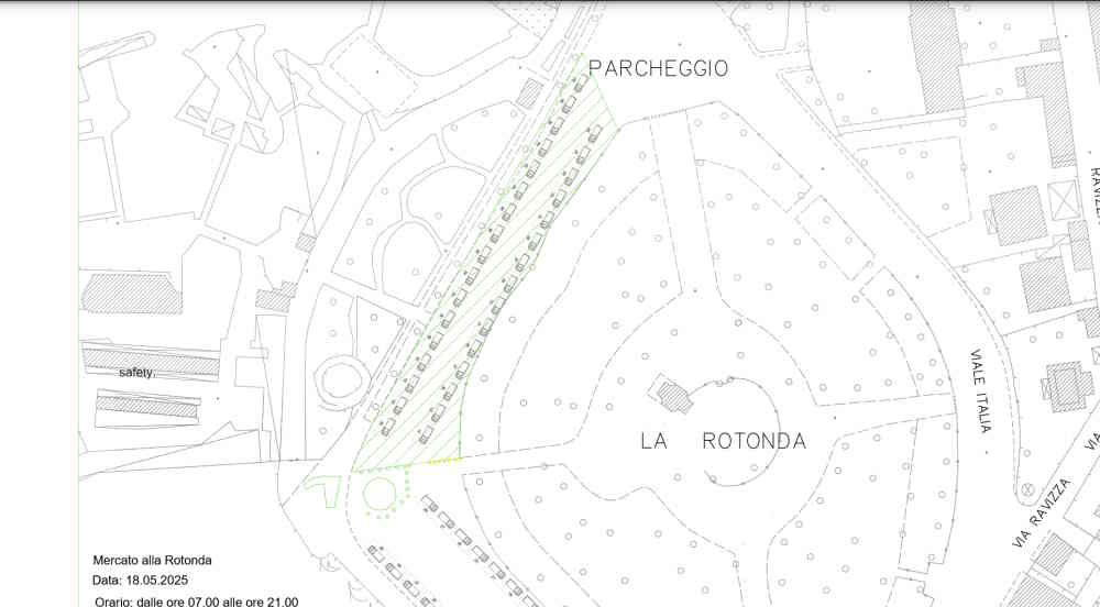 Rotonda di Ardenza, modifiche alla mobilità per mercato