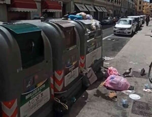 "Quando i piccioni fanno OHH che meraviglia", Il problema rifiuti in via Verdi: Inciviltà o cassonetti insufficienti?