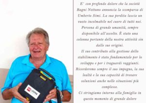 Bagni Nettuno in lutto, è scomparso Umberto Simi: colonna storica dello stabilimento