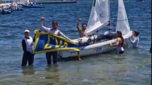 Ciampinelli-Brunotti bronzo al mondiale 470 juniores in spagna