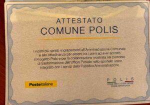 Poste Italiane consegna pergamena a 9 sindaci della provincia di Livorno