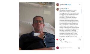 Igor Protti in ospedale: “È una partita durissima, ma ce la metterò tutta”