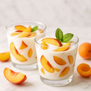 Ricette - coppette cremose di pesche, albicocche e yogurt