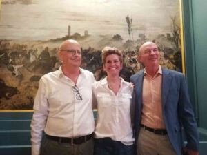 Mostra Fattori, in anteprima la doppia opera del Maestro Carica di Cavalleria a Montebello (fronte) e Scena Medicea (retro)