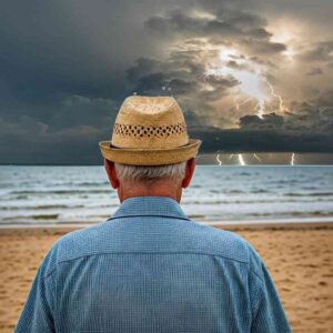 Piombino: 70enne colpito da un fulmine in spiaggia, elitrasportato a Siena